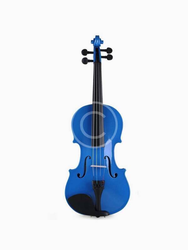 Handcrafted Blue Acoustic Violin