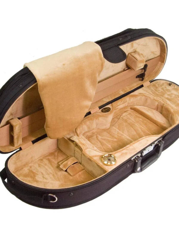 Bobelock wooden 1047 violin case, black/tan