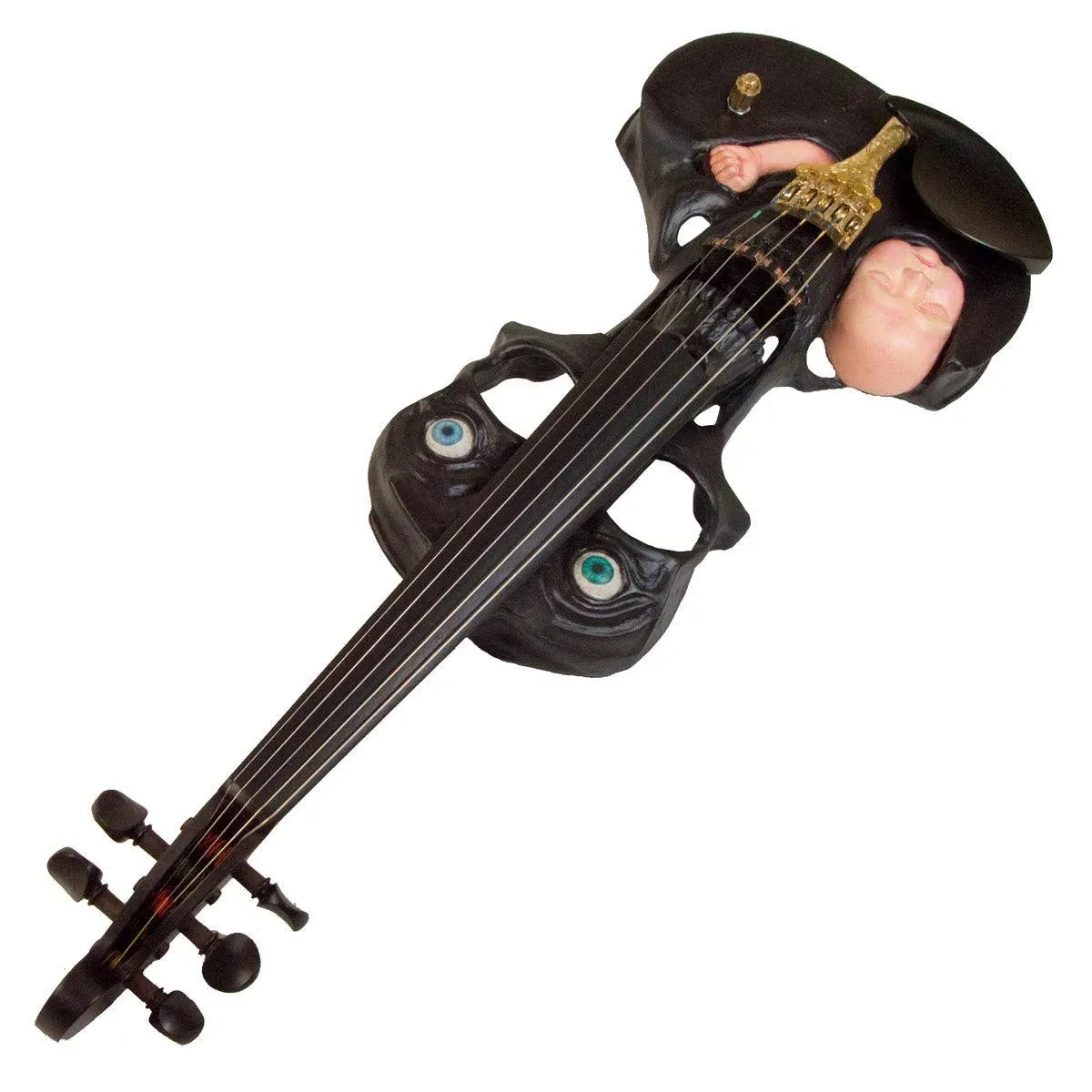 Stratton Skull Hand-Carved 5-string, Plastic Baby Head - Image 10
