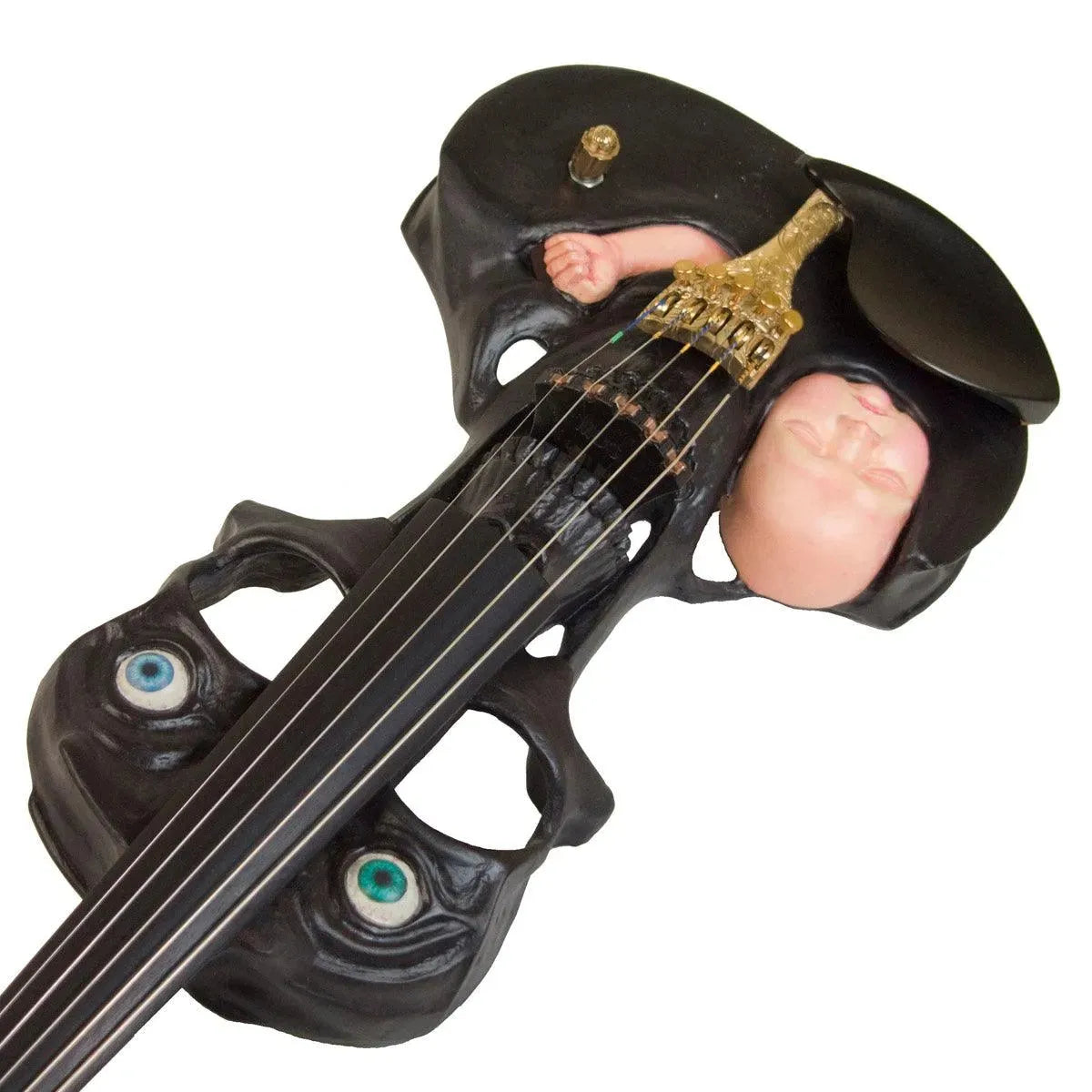 Stratton Skull Hand-Carved 5-string, Plastic Baby Head - Image 22