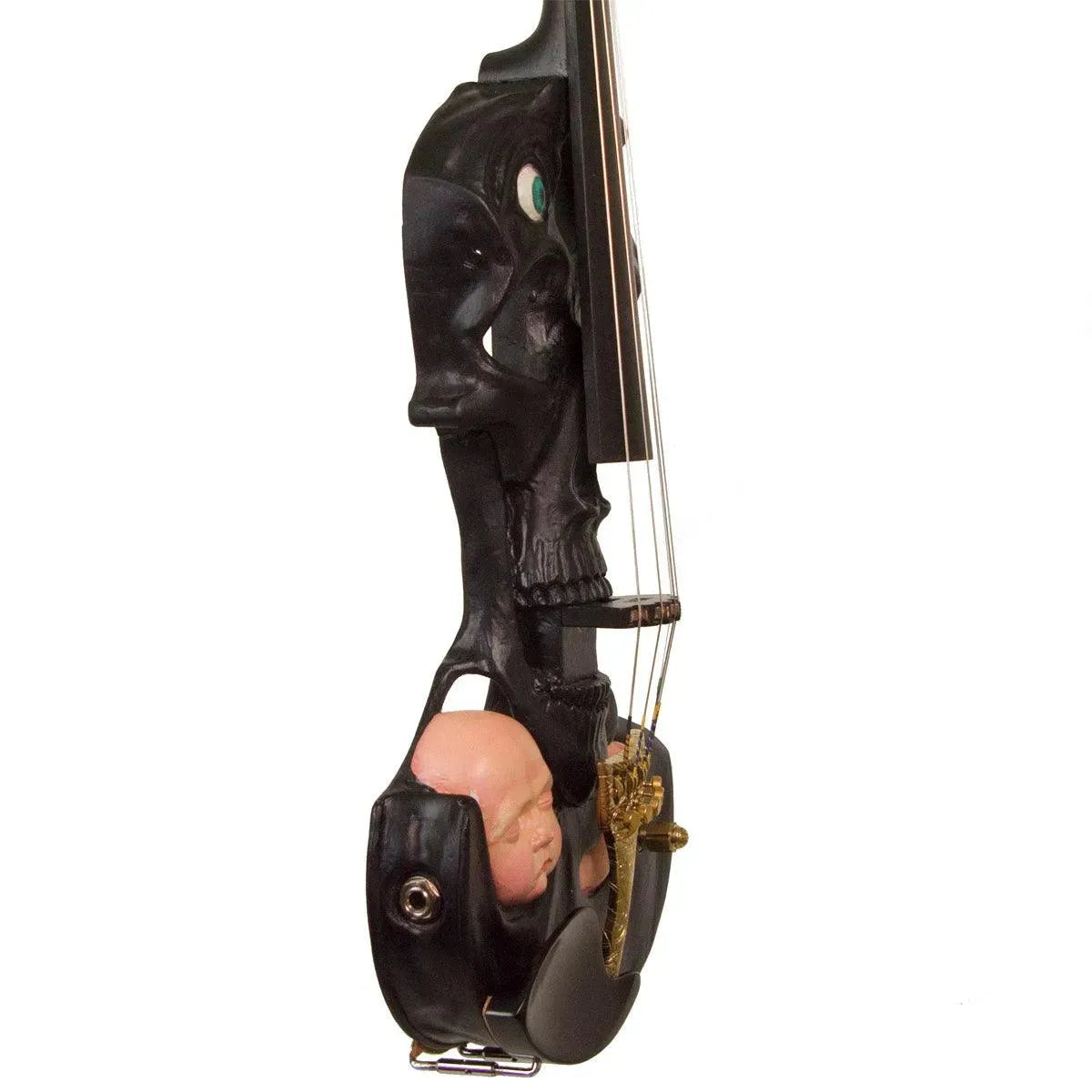 Stratton Skull Hand-Carved 5-string, Plastic Baby Head - Image 15