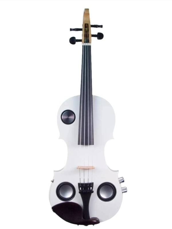 Volta Violinatron V4-R 4-string hybrid violin with built-in speakers & reverb, 3/4-size