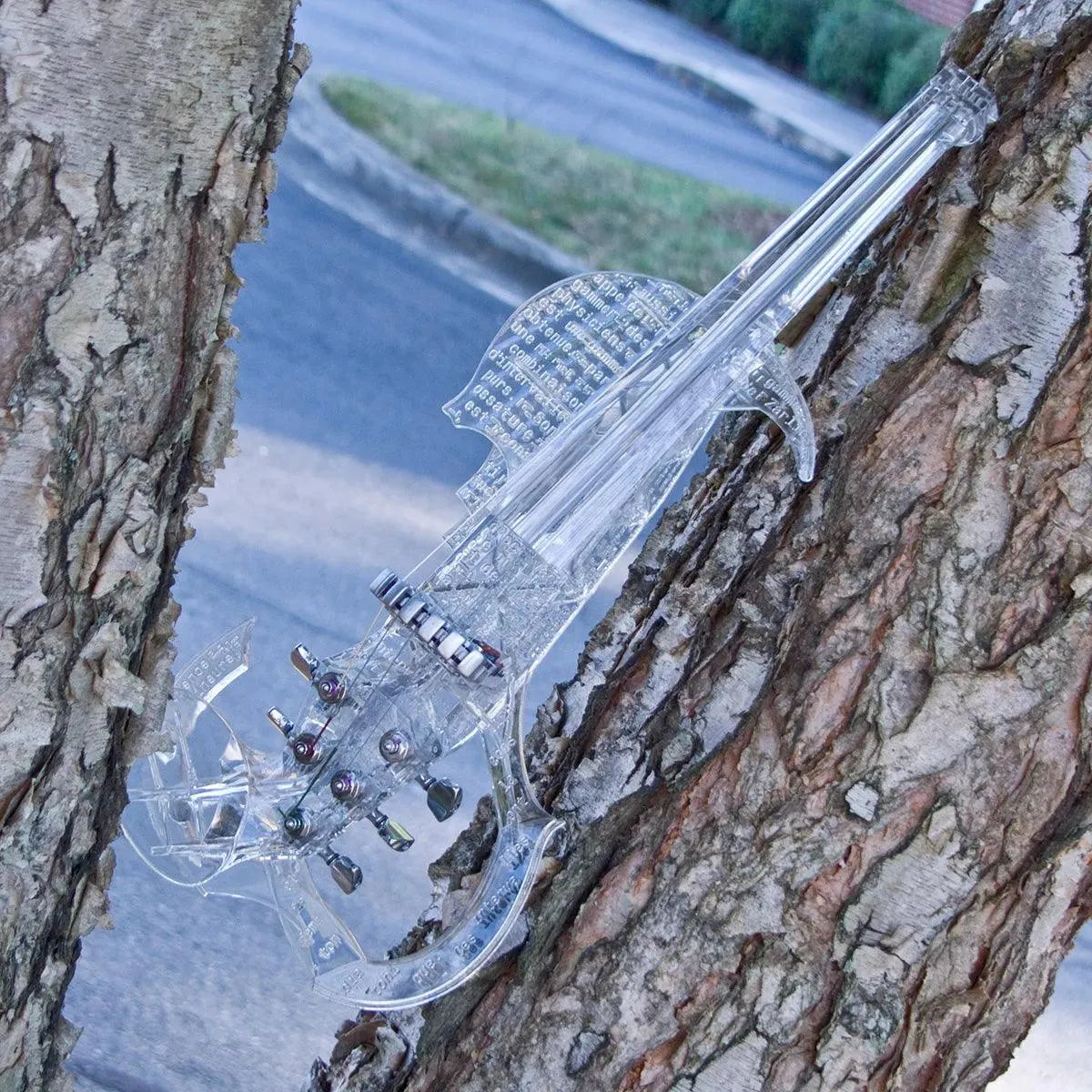 3Dvarius 5-String Acrylic 3D Printed Electric Violin - Image 4