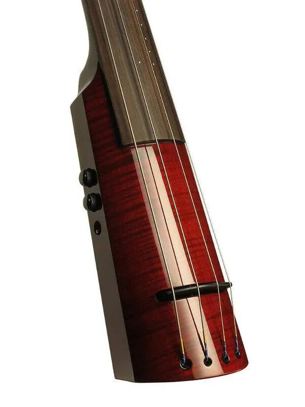 NS Design WAV4 upright bass, Transparent Red