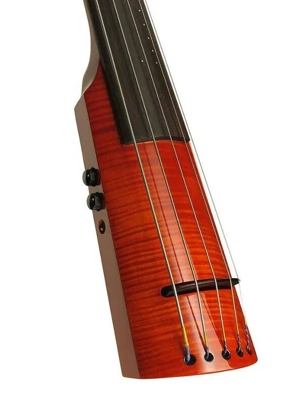 NS Design WAV5 5-string upright bass, Amberburst