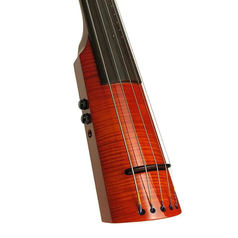 NS Design WAV5 5-string upright bass, Amberburst