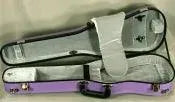 Bobelock 1007 shaped violin case, purple/grey - Image 3