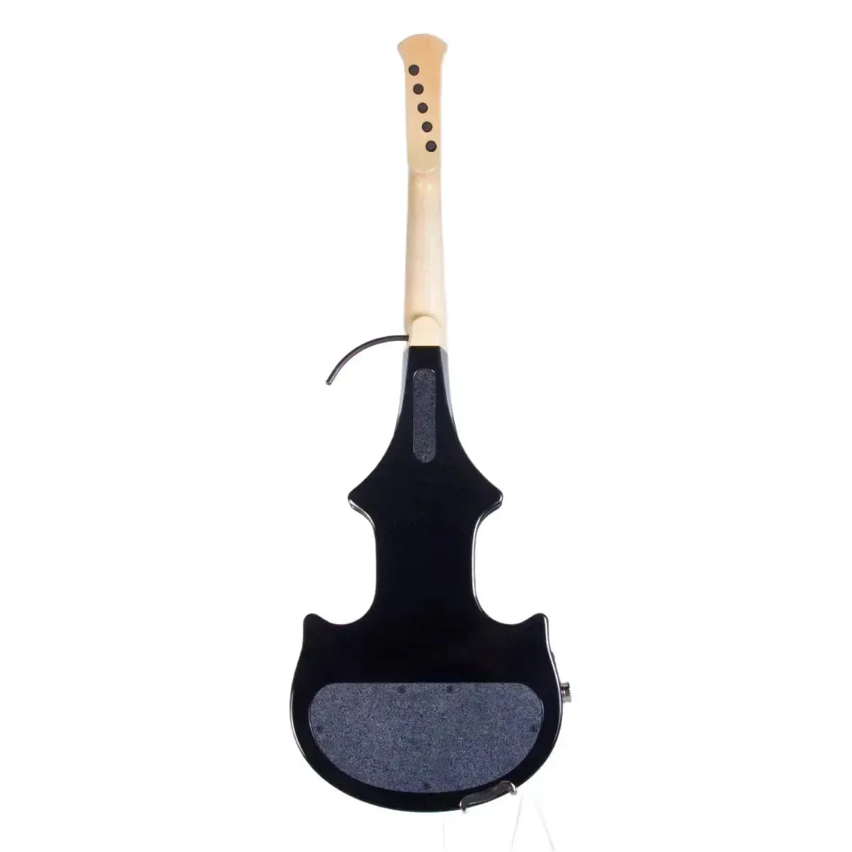 ZETA JV45 Jazz Fusion 5-String Electric Violin with MIDI, Gloss Black with maple neck, Imbus pegs - Image 3