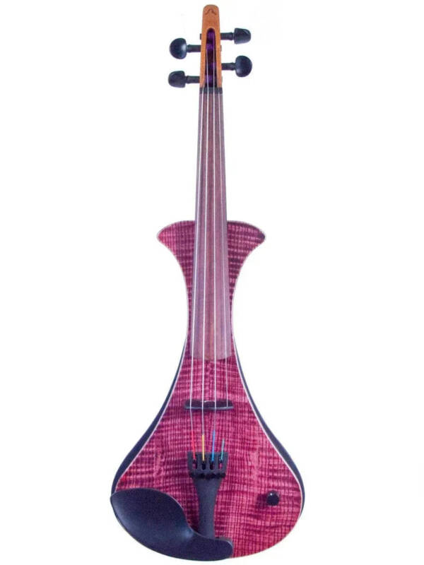 Aurora WS 4-string electric violin with transparent purple finish