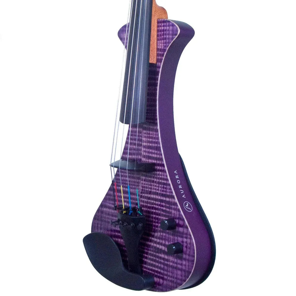 Aurora WS 5-string electric violin with Purple transparent finish - Image 16