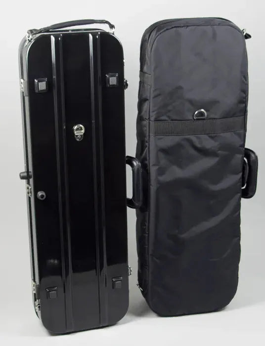 Bobelock 1060 oblong violin case, Black/Smoky Red - Image 3