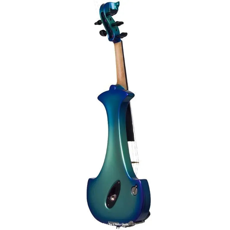 Bridge Lyra Dragon custom hi-spec electric violin, Barrier Reef finish - Image 4
