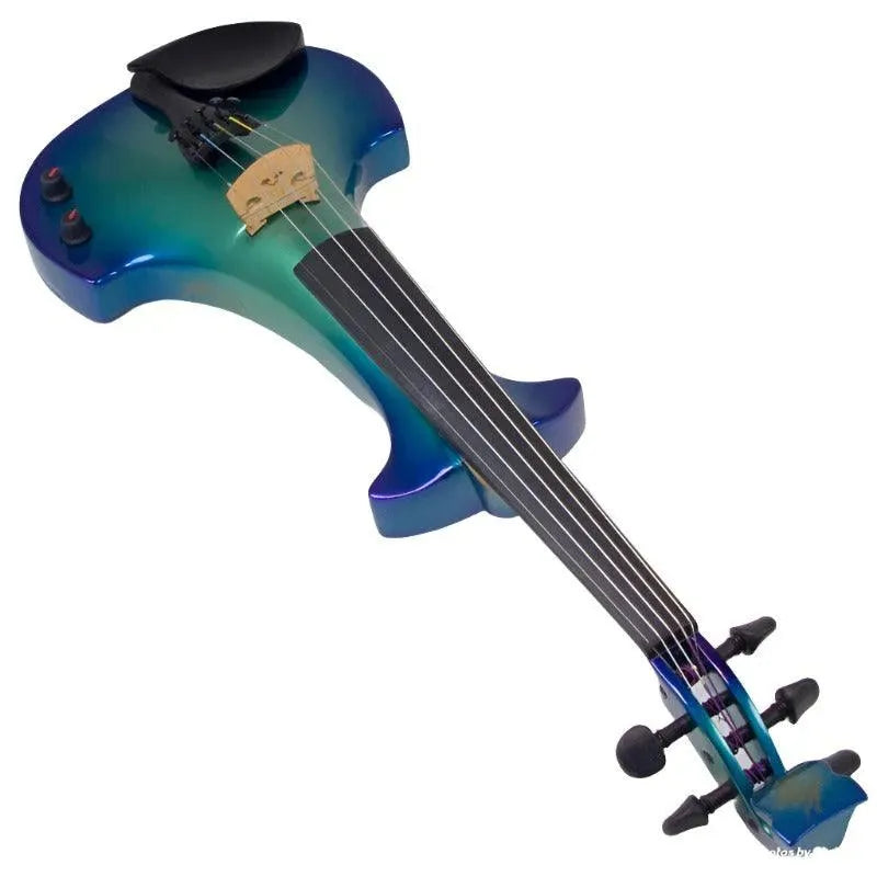 Bridge Lyra Dragon custom hi-spec electric violin, Barrier Reef finish - Image 9