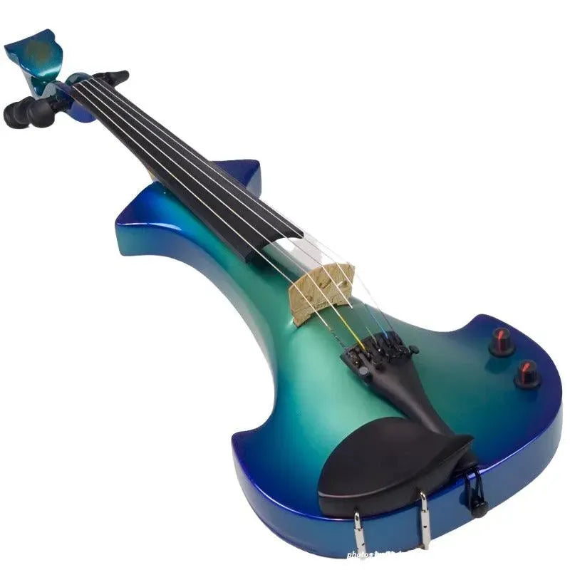Bridge Lyra Dragon custom hi-spec electric violin, Barrier Reef finish - Image 11