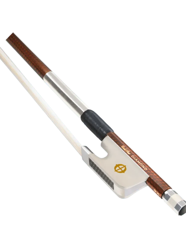 CodaBow Diamond GX viola bow, alabaster frog