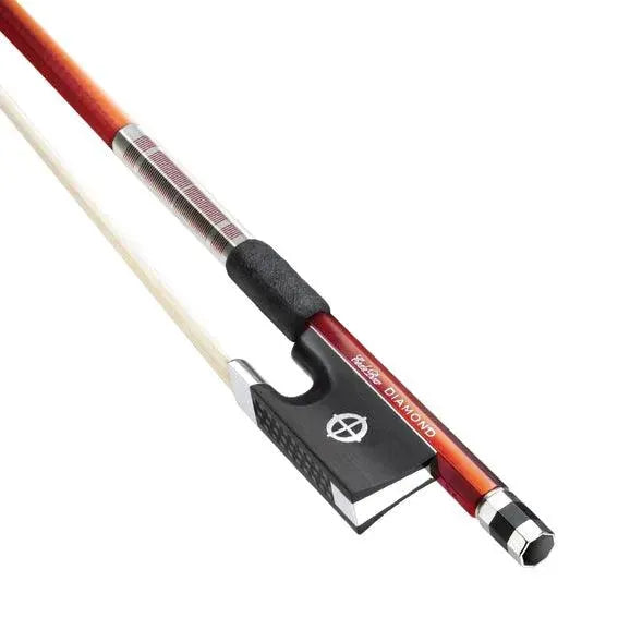 CodaBow Chroma Diamond SX violin bow, Ruby Amber Prismatic
