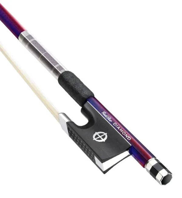 CodaBow Chroma Diamond SX violin bow, Ruby Amethyst Prismatic