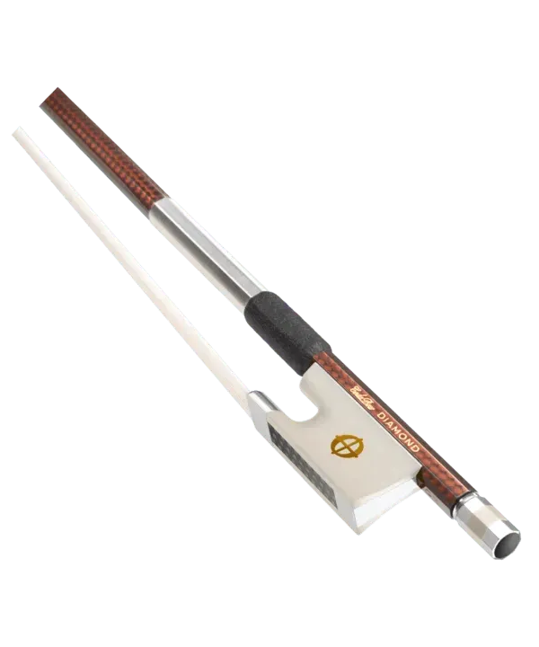 CodaBow Diamond GX violin bow, alabaster frog