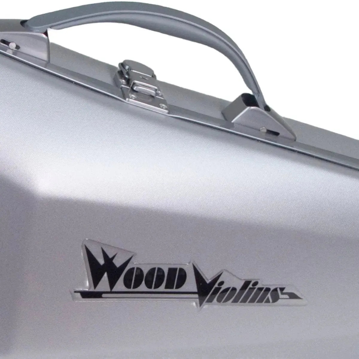 Wood Violins custom Bam Viper hard case, silver - Image 6
