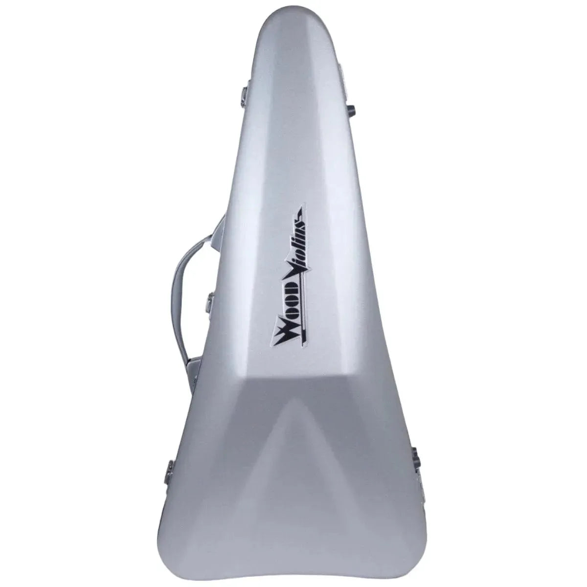 Wood Violins custom Bam Viper hard case, silver - Image 9