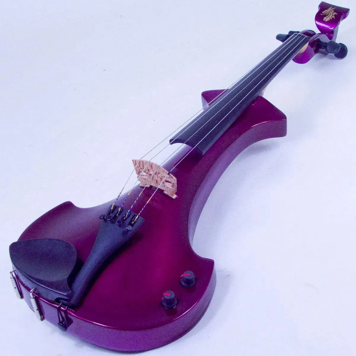 Bridge Cygnus Dragon 16" electric viola, Victoria Plum - Image 21