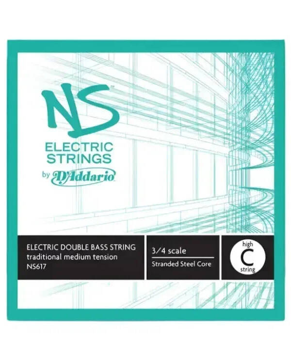 NS Electric NS617 Bass Traditional High C String by D'Addario