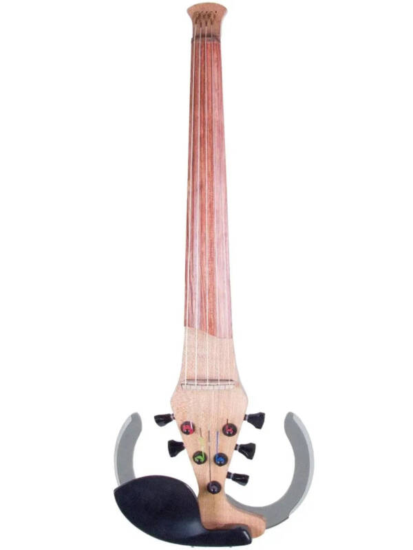 EVL Dragonfly 5-string electric violin, Satin Natural Finish with Barbera pickup