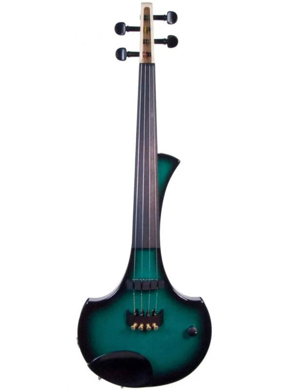 Cantini Earphonic Electric Violin with MIDI, Green/Black Sunburst
