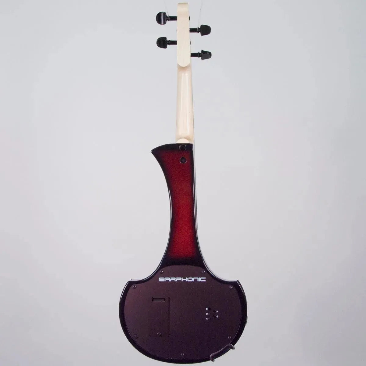 Cantini Earphonic Electric Violin with MIDI, Red/Black Sunburst - Image 6