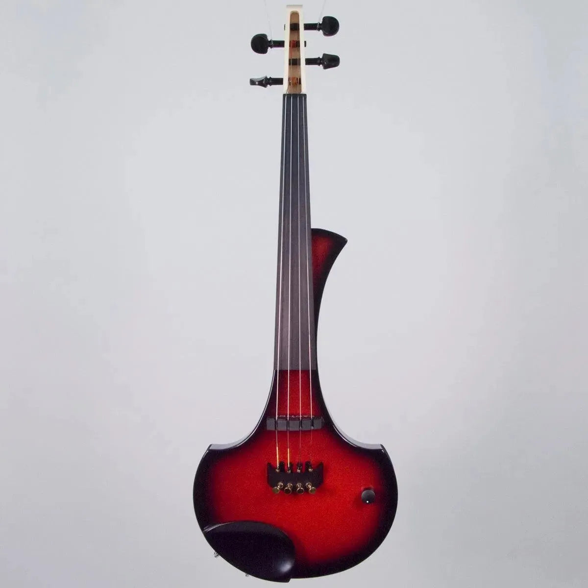 Cantini Earphonic Electric Violin with MIDI, Red/Black Sunburst - Image 2