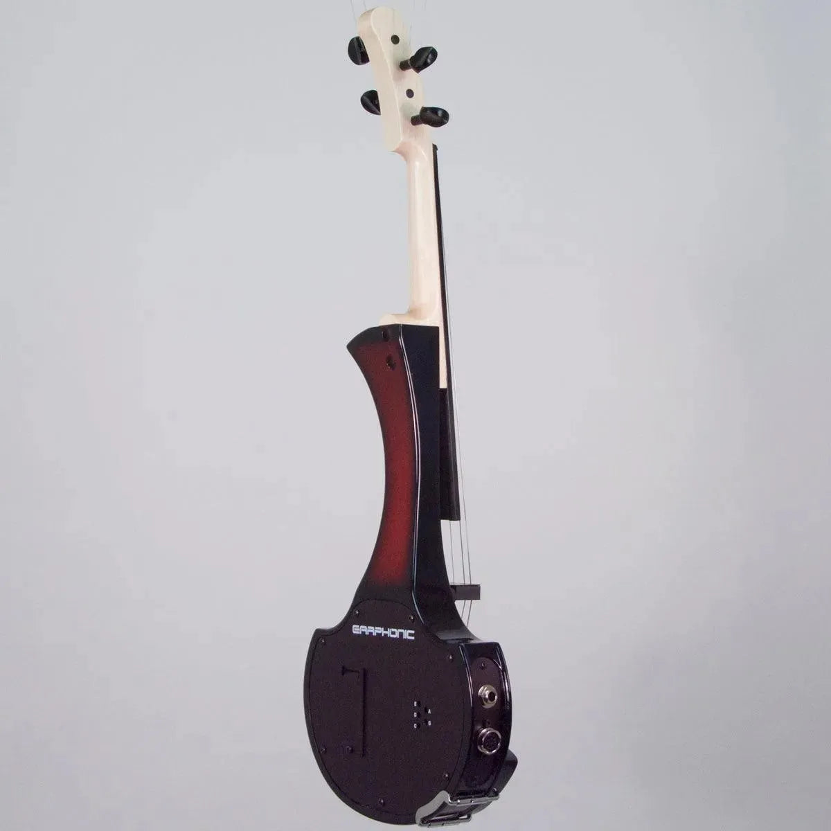 Cantini Earphonic Electric Violin with MIDI, Red/Black Sunburst - Image 5