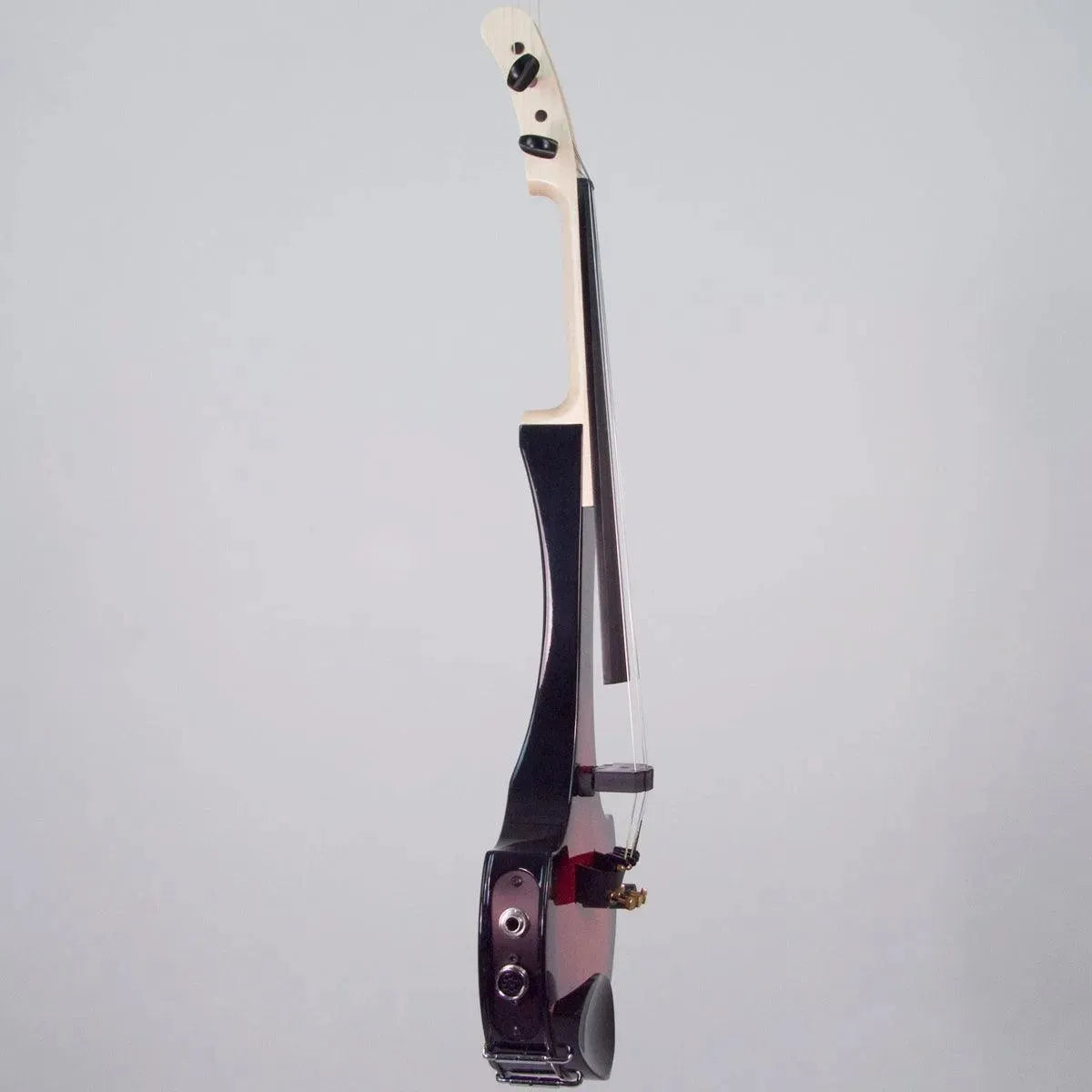 Cantini Earphonic Electric Violin with MIDI, Red/Black Sunburst - Image 4