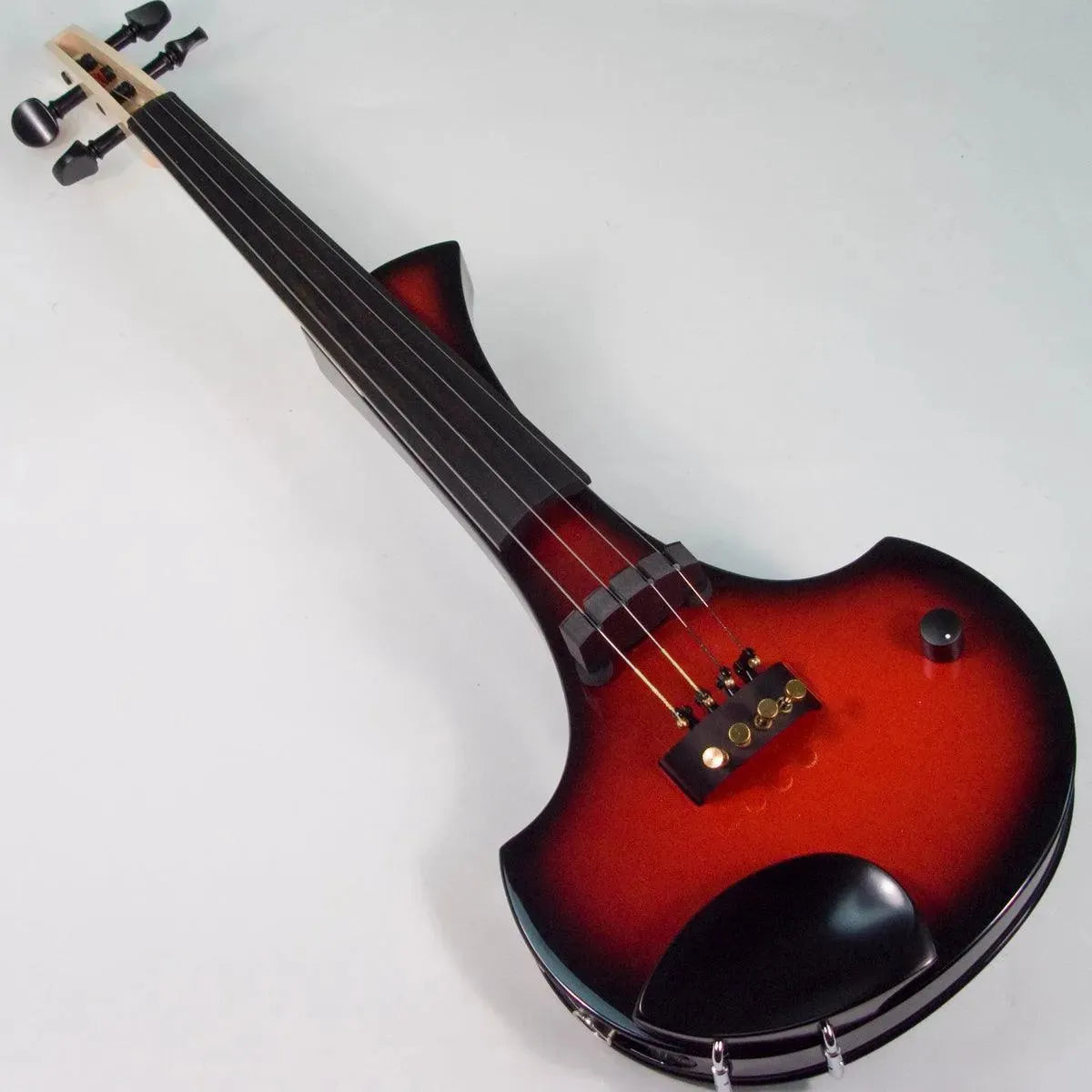Cantini Earphonic Electric Violin with MIDI, Red/Black Sunburst - Image 12