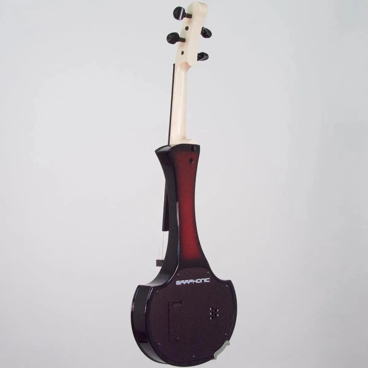 Cantini Earphonic Electric Violin with MIDI, Red/Black Sunburst - Image 7