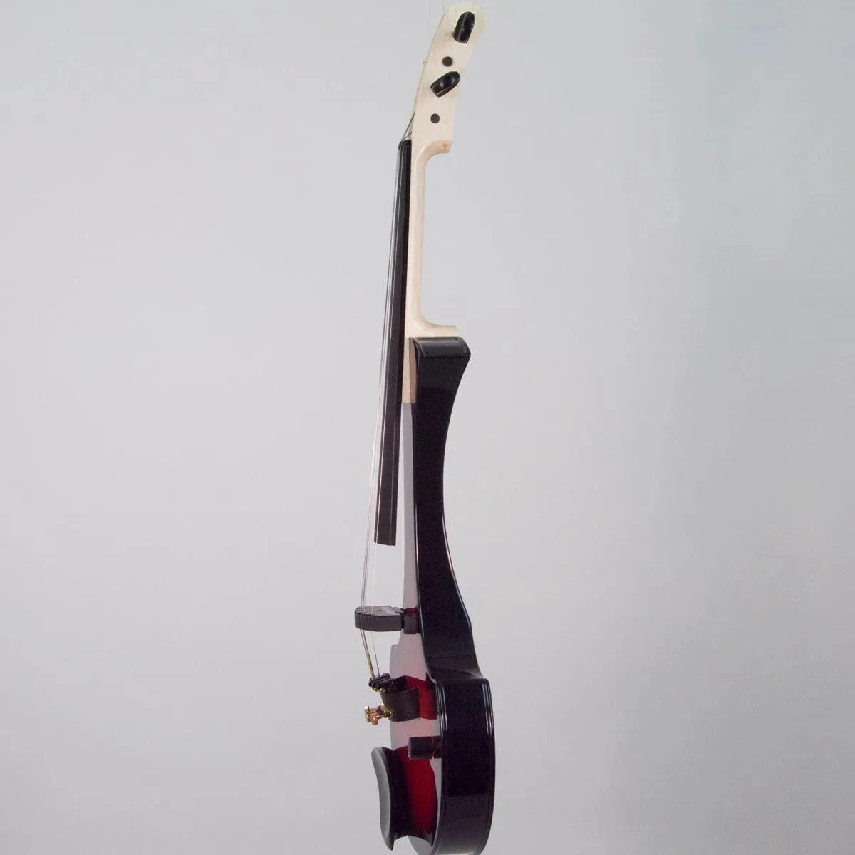 Cantini Earphonic Electric Violin with MIDI, Red/Black Sunburst - Image 8