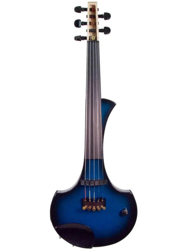 Cantini Earphonic 5-String Electric Violin with MIDI, Blue/Black Sunburst