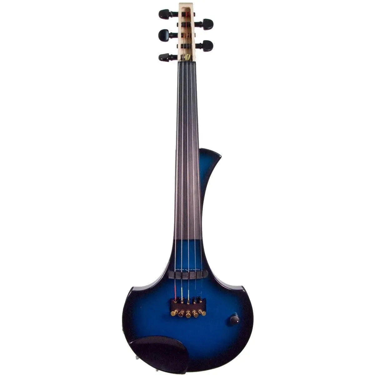 Cantini Earphonic 5-String Electric Violin with MIDI, Blue/Black Sunburst