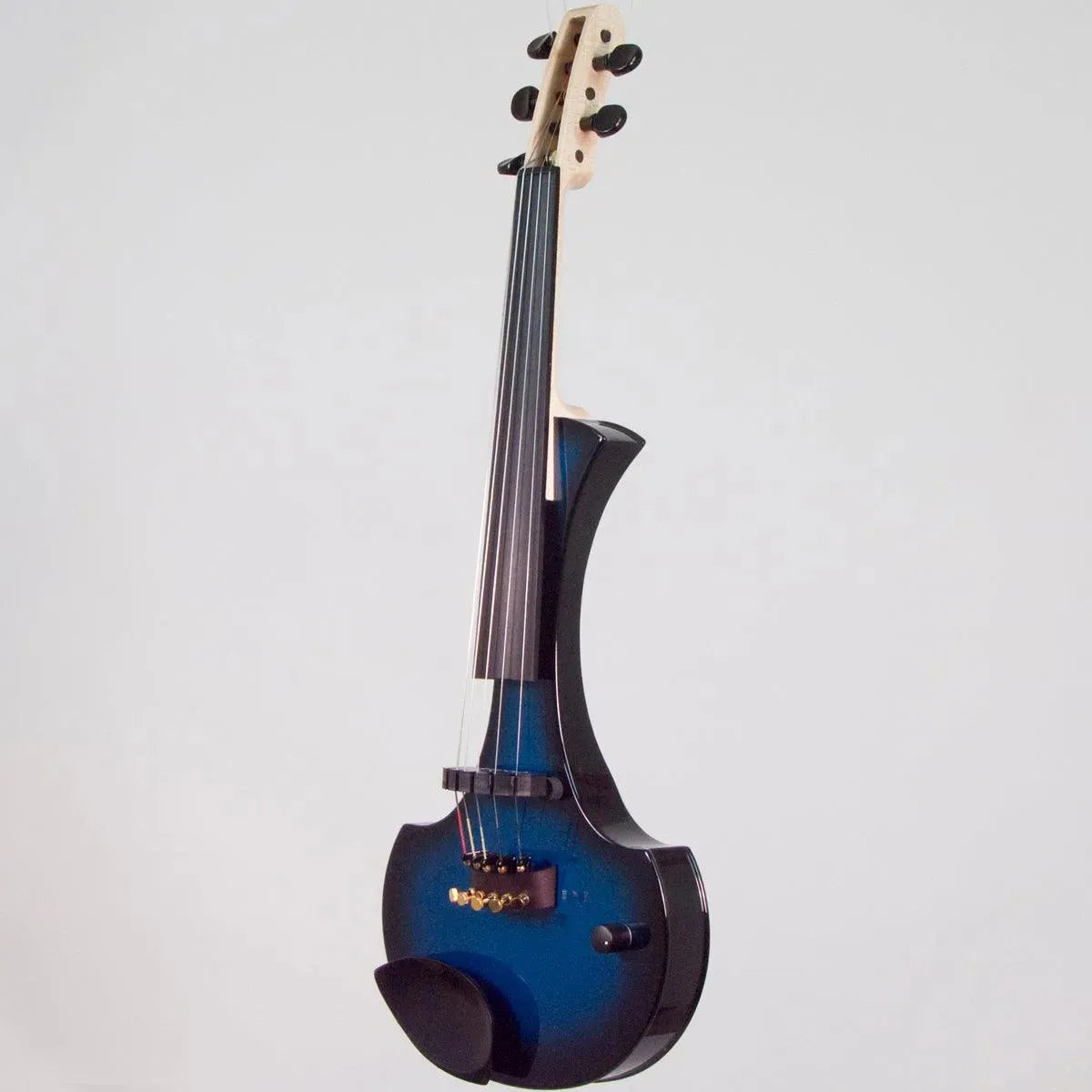 Cantini Earphonic 5-String Electric Violin with MIDI, Blue/Black Sunburst - Image 9