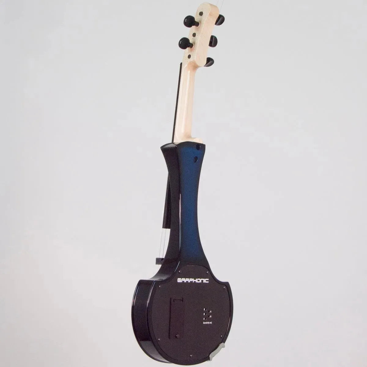 Cantini Earphonic 5-String Electric Violin with MIDI, Blue/Black Sunburst - Image 7