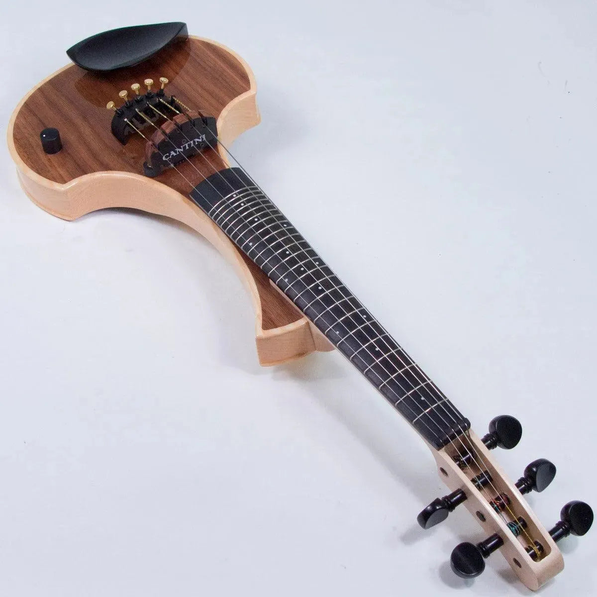 Cantini Earphonic 5-string Fretted Electric Violin with MIDI, Canaletto - Image 10