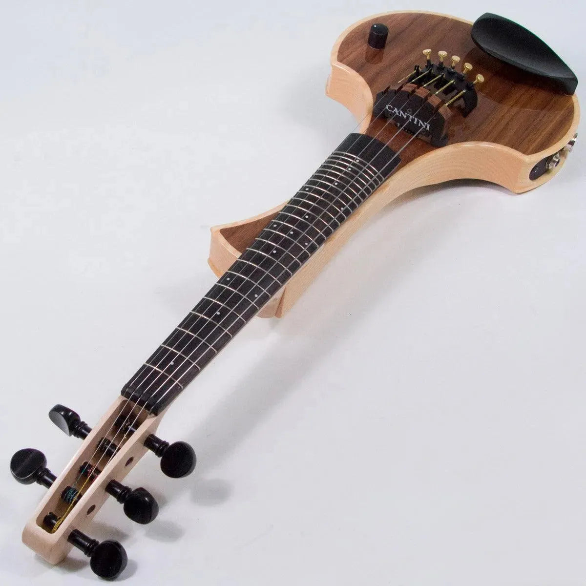 Cantini Earphonic 5-string Fretted Electric Violin with MIDI, Canaletto - Image 11