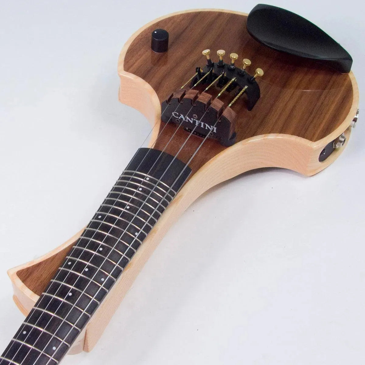 Cantini Earphonic 5-string Fretted Electric Violin with MIDI, Canaletto - Image 15