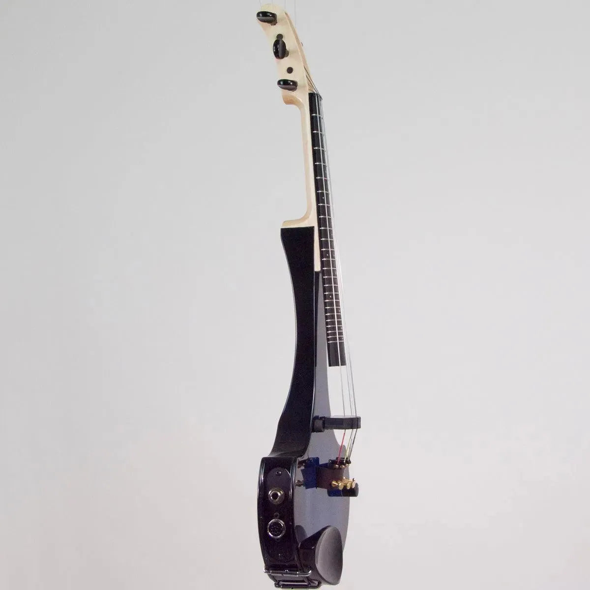 Cantini Earphonic 5-String Fretted Electric Violin with MIDI, Blue/Black Sunburst - Image 4