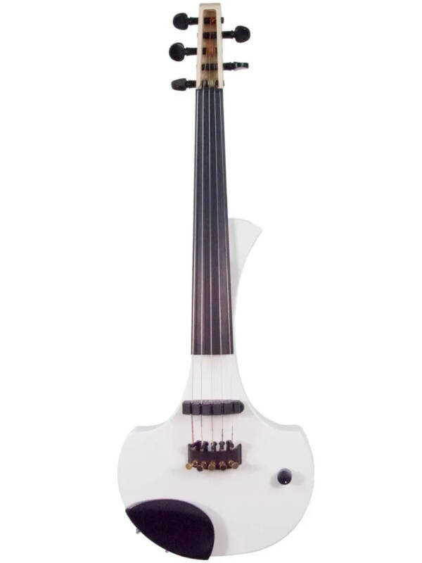 Cantini Earphonic 5-String Electric Violin with MIDI, Gloss White
