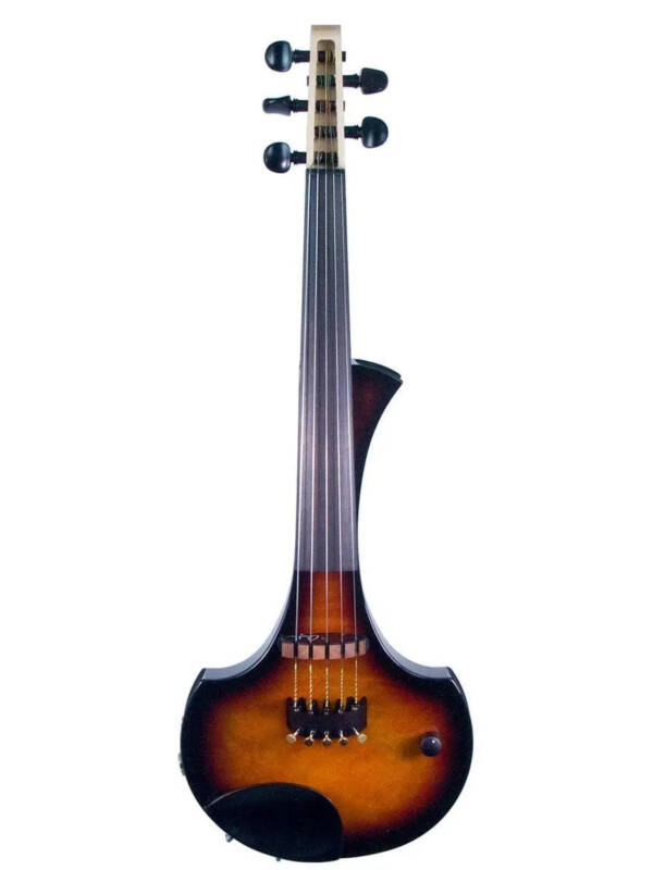 Cantini Earphonic 5-String Electric Violin with MIDI, Occhietto Tobacco Burst
