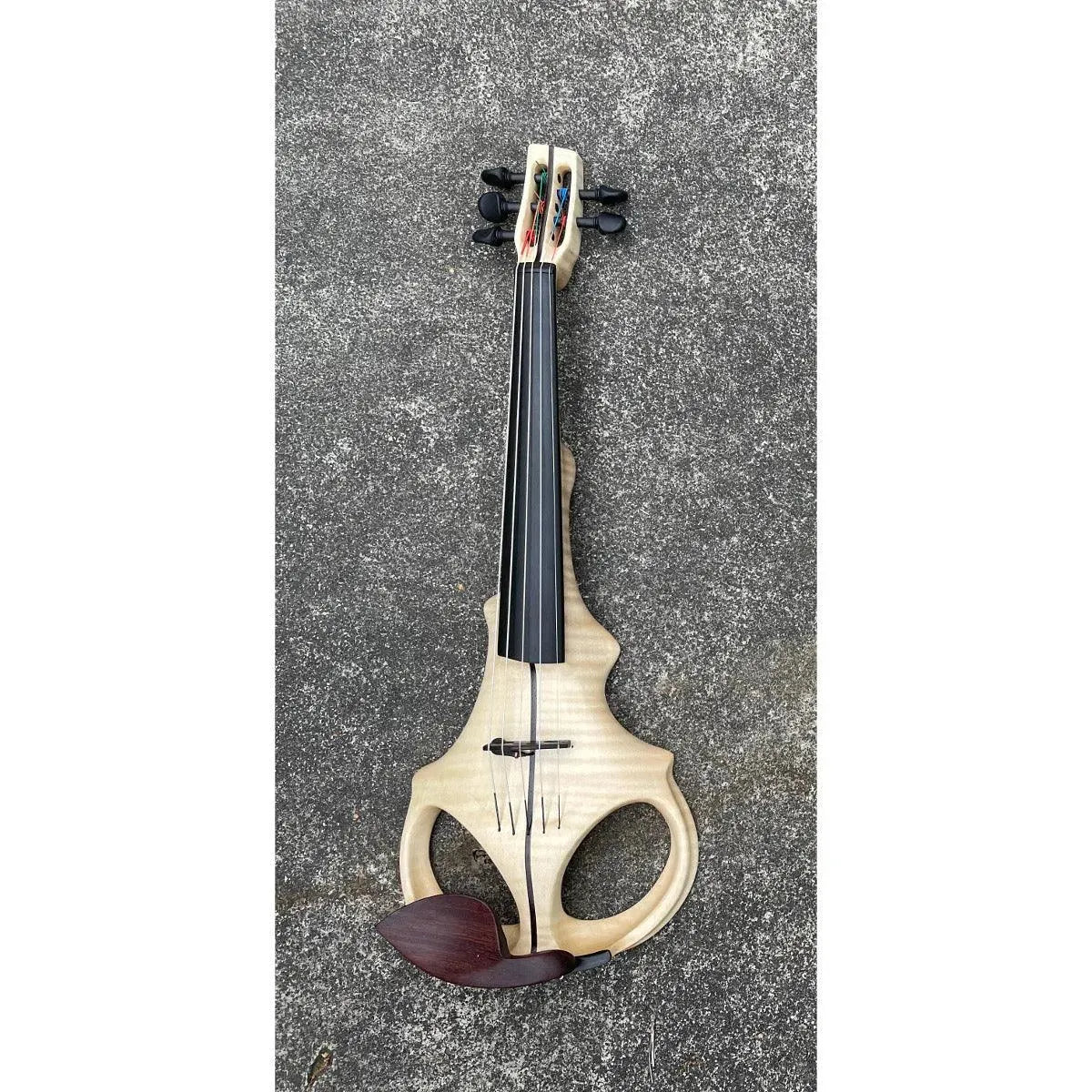 ETJ 5-string electric violin, flamed maple/ebony - Image 30