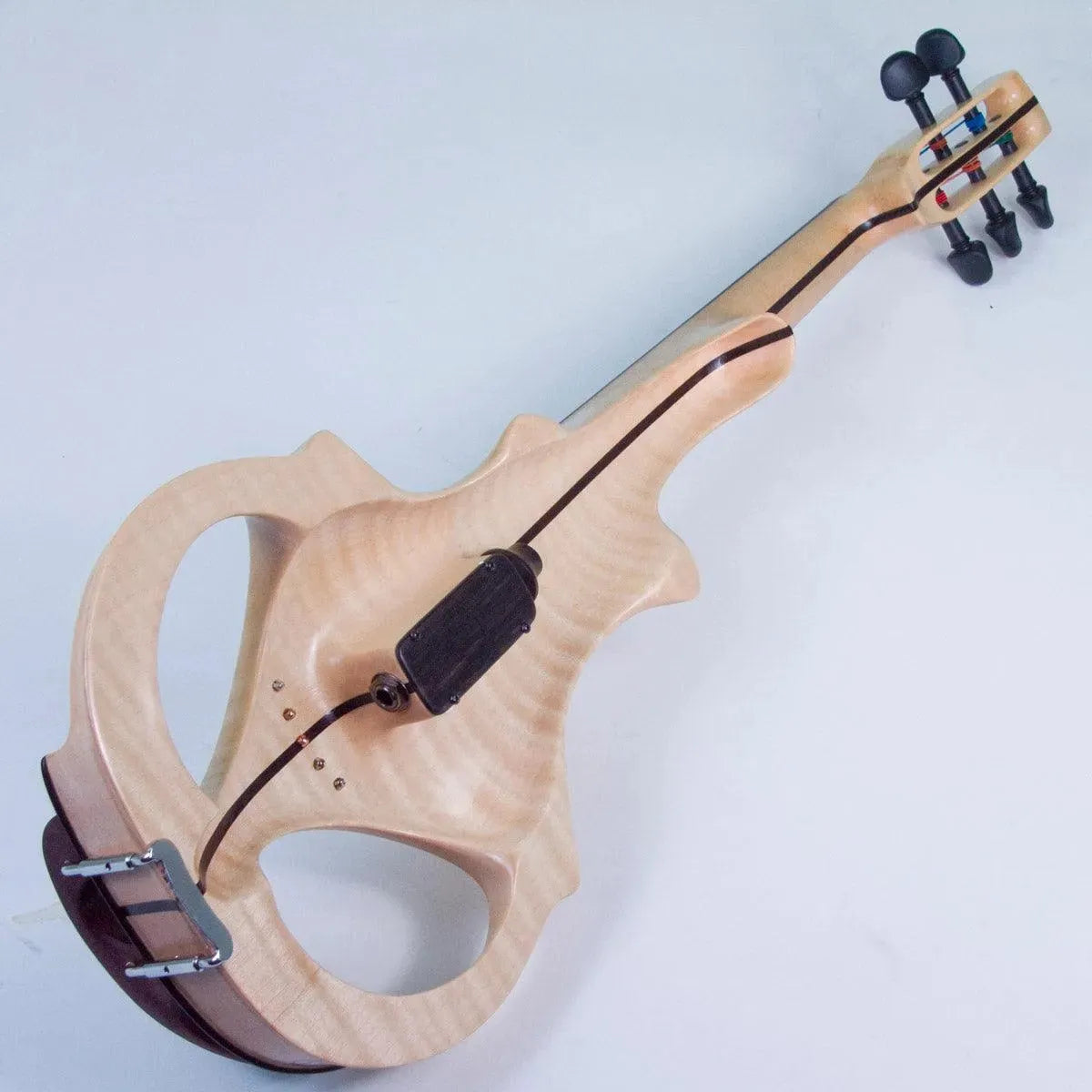 ETJ 5-string electric violin, flamed maple/ebony - Image 26