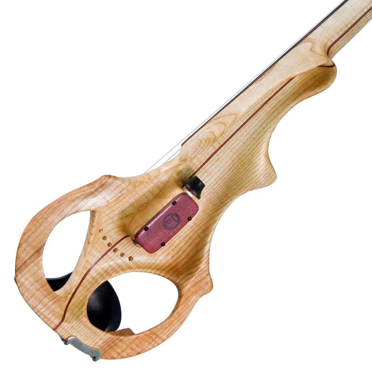 ETJ 6-string Electric Violin, Flamed Ash Neck-Thru Body with Starfish Designs Pickup - Image 6