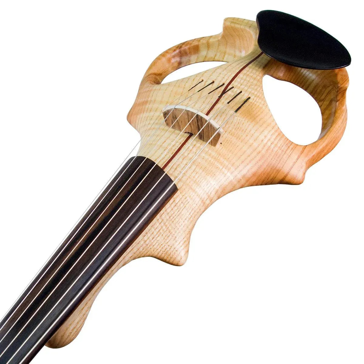 ETJ 6-string Electric Violin, Flamed Ash Neck-Thru Body with Starfish Designs Pickup - Image 5