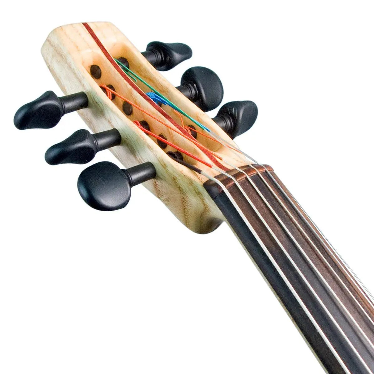 ETJ 6-string Electric Violin, Flamed Ash Neck-Thru Body with Starfish Designs Pickup - Image 7